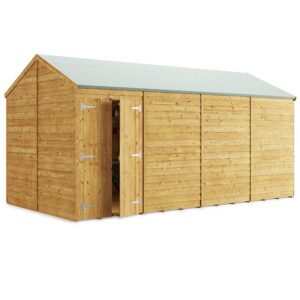 BillyOh Garden Shed Adaptable Garden Storage Outdoor Wooden Bike Shed Switch Overlap Apex with Floor