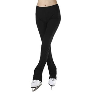 Ice Skating Pants Warm Fleece Girls Figure Skating Practice Pants