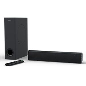 Majority Bowfell Bluetooth Sound Bar for TV | 100 Watts Powerful 2.1 Stereo Sound | Soundbar for Gaming