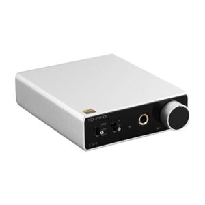 TOPPING L30II NFCA Linear Headphone Amp - 6.35mm jack 3.5mm adaptor RCA Input and Output 37Vpp high output voltage Mini HiFi Amp Audio Hi-Res Preamplifier Silve