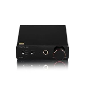 TOPPING L30II Headphone Amplifier Improved NFCA RCA Input PRE/RCA/HPA Output 3500mWx2 6.35mm 3 Gain Settings HiFi Headphone Amp/Preamp Hi-Res For E30 E30II DAC(Black)