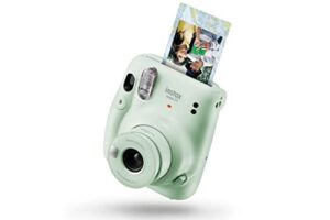 instax Instax Mini 11 Instant Pastel Green Camera with 20 Shot Marble Effect Film Pack