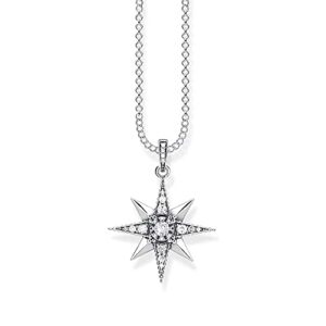 Thomas Sabo Women Necklace Royalty Star 925 Sterling Silver KE1825-643-14-L45