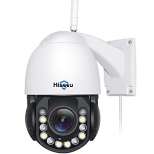 Hiseeu 【30X Optical Zoom 】 CCTV Camera Outdoor with Color Night Vision