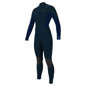 O'Neill Womens Hyperfreak+ 5/4mm Chest Zip Wetsuit - Shade Navy