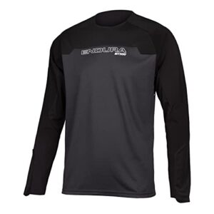 Endura MT500 Burner II Long Sleeve Mens Cycling Jersey - Black