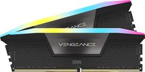 Corsair VENGEANCE RGB DDR5 32GB (2x16GB) 6000MHz C40 Intel Optimised Desktop Memory (Dynamic Ten-Zone RGB Lighting