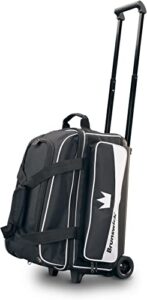 Brunswick Zone Double Roller Bowling Bag - White