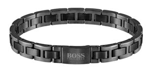 BOSS Jewelry Men's Metal Link Essentials Collection Link Bracelet - 1580055