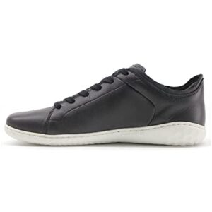 VIVOBAREFOOT Mens Geo Court III Leather Obsidian Trainers 8 UK
