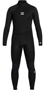 BILLABONG Mens Intruder 5/4mm Back Zip GBS Wetsuit - Black - Long Sleeve
