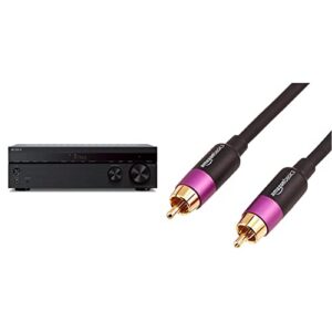 Sony STRDH790.CEK 7.2 Channel Dolby Atmos/DTS: X 4K HDR AV Receiver - Black & Amazon Basics Subwoofer Cable - 4.6 m