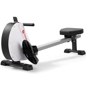 Home Training Rowing Machine with LCD Display Stainless Steel Frame 16-Level Magnetic Resistance Fitness Gym Foldable Workout Model Tension Control Burn Calories