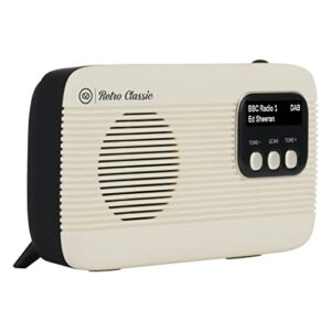 VQ Retro Classic DAB/DAB+ Digital & FM Radio – Bluetooth 5.0 & Headphones