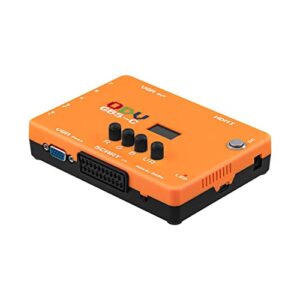 Mcbazel ODV-GBS-C Component YPbPr/VGA/RGBHV/RGBS Scart/Stereo Audio to VGA/HDMI/Stereo Audio Scan Converter for PS1/PS2/PS3/Gamecube/N64 Retro Gaming Console(GBS Control)
