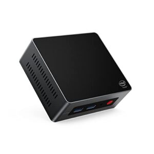 KUYIA Alixo Desktop Computer Mini PC Windows 10 8GB RAM 128G SSD Celeron J4125(up to 2.7GHz) Processor Supports 4K HD Dual HDMI Dual WiFi (2.4G+5.8G) Etherne