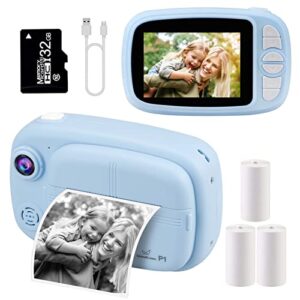 GlobalCrown Instant Camera for Kids