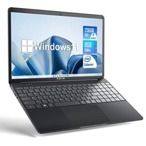 SGIN Laptop 15.6 Inch 8GB RAM 256GB SSD