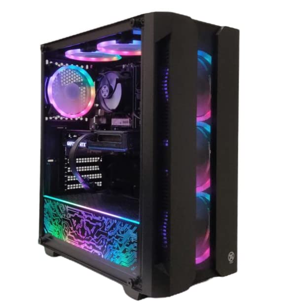 XUM Gaming PC Desktop Computer:Ryzen 5 5600G 4.4GHZ