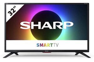 SHARP 32EE6K 32-Inch HD Ready Smart LED TV in Black with Active Motion 200