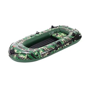 Camouflage Boat Fishing 4-Person Dinghy Rafting 10FT Inflatable Ocean Hooks