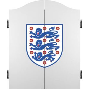 Darts Corner England Dartboard Cabinet | Officially Licensed England FA Three Lions Crest (CAB064)