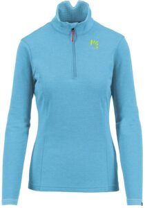 Karpos Pizzocco Women's Half-Zip Top Blue 2022 Midlaye