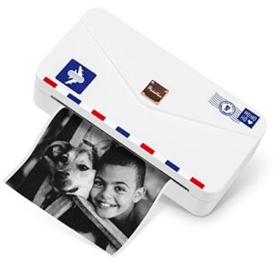 Phomemo M04AS Mini Printer - 4 Inches Portable Thermal Printer Bluetooth Printer 15/53/80/110mm Printing Width