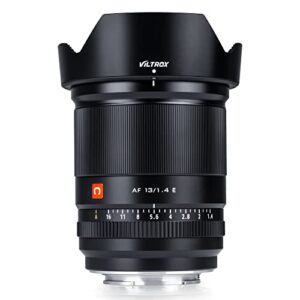 VILTROX 13mm F1.4 E STM Auto Focus Ultra Wide Angle Lens APS-C for Sony E-Mount Camera-Black