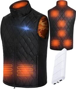 Heated Vest Unisex Warming Heating Clothes Lightweight Heated Electric Heated Vest with Battery Pack