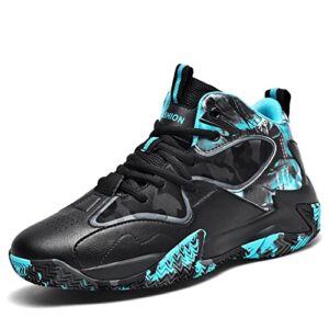 PTYIBO Unisex-Adult's Basketball Sneaker High-top Mens Womens for Streetball Shoes Outdoo