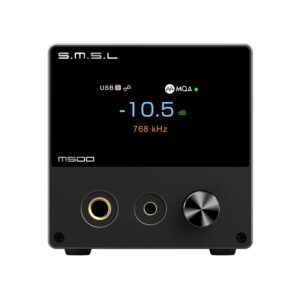SMSL M500 MKIII MQA-CD Decoder ES9038PRO D/A Chip XU316 32bit 768kHz DSD512 Bluetooth Audio DAC Headphone Amplifie