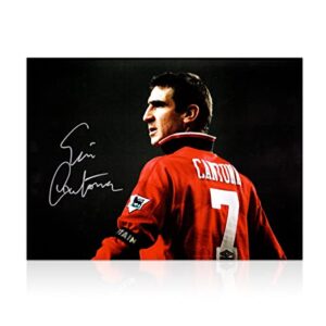 Exclusive Memorabilia Eric Cantona Signed Manchester United Photo