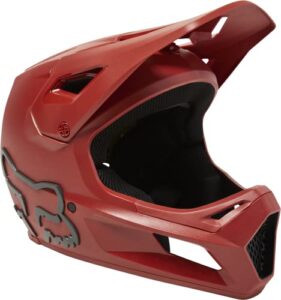 Fox Rampage MTB Full Face Junior Cycling Helmet - Red