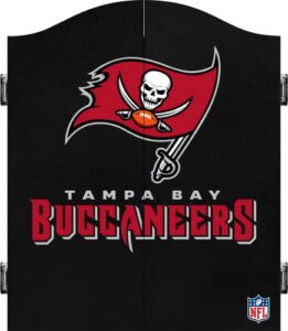 Officially licenced NFL Tampa Bay Buccaneers Professional Dart Cabinet (CAB035)