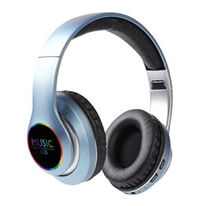 Bluetooth Headphones Over-Ear With LED