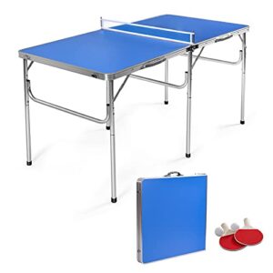 GYMAX 5FT Table Tennis Table