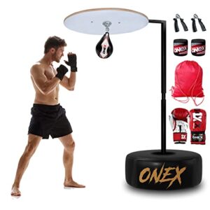 Adult Freestanding Platform Boxing Punch Bag Hanger Boxing Speed Ball Punching Bag Free Standing Speedball Sand Weight Platform Speed Ball Station Platform Hanging Frame Home Gym