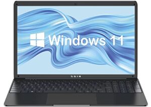 SGIN 15.6 Inch Laptop Windows 11 8GB DDR4 256GB SSD (TF 512GB)
