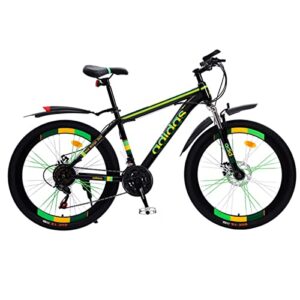CNOPT MACTEP Mountain Bike 21 Speed Full Suspension Mountain Bike 26 Inch Unisex Adult Bike Dual disc brakes Mountain Bicycle