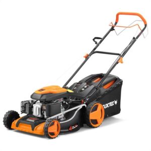 FUXTEC petrol self-propelled lawnmower - 4-stroke 196cc engine - 6HP - 60L collector – 20inch (51cm) - 4in1 – mowing – collecting – mulching - side discharge - FX-RM5196