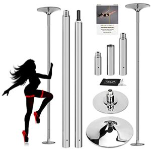 PRIOR FITNESS 45 mm Stripper Pole Static Draaiable Danspaal Draagable Afneemable Fitness Pole Dance Voor Thuis Dance Fitness