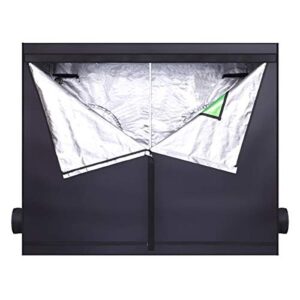 UltraNurtureest Grow Tent Reflective Mylar Hydroponic Grow Box with Observation Windows for Indoor Plant Growing (240 x 120 x 200cm)