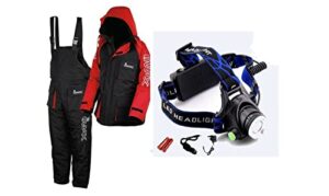 Imax Thermo Suit 2PC Sea Fishing Suit Rechargeable Head Lamp Out Door Clothing