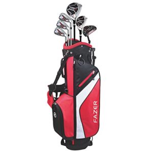 FAZER - CTR25 - Mens Oversized Stainless Steel Soft Grip Half Package Golf Club Set - 3 Irons