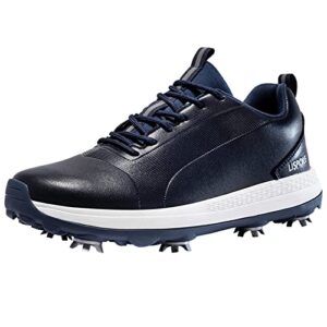 Waterproof Golf Shoes Mens 8 Spiked Detachable Golf Sneakers Non-Slip Buffer Comfortable