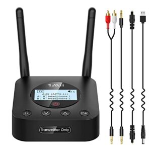 1Mii Bluetooth Transmitter for TV with Display Screen