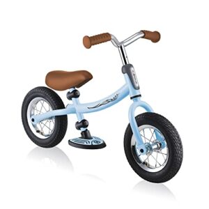 Globber GO Balance Training Bike for Toddlers Boys and Girls with no pedals and attachable foot rest - Steel Frame with Rubber Air Tyres