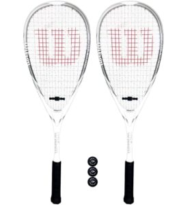 Wilson Hammer Graphite Squash Racket Twin Sets