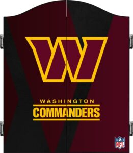 Officially licenced NFL Washington Commanders Professional Dart Cabinet (CAB036)